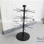 Rotating 3-Tier Jewelry Counter Hanging Metal Wire Display Stands