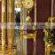 Rare Antique French Gold Gilt Ormolu Ornate Mantel Pendulum Table Clock