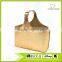 Golden Crocodile pattern PVC Leather Magazine Storage Basket Holder