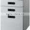 mobile pedestal BBF steel filing cabinet 3 drawer movable cabinet 3 drawer steel wagon