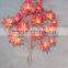 SJ071210 Red maple tree branches/fabic maple tree leaves for maple tree making