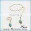wholesale special shape wire semi-precious stone bracelet