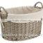 Oval Rattan/wicker storage basket type/ laundry basket