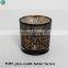 Black gold luxury soy scented candles for gift