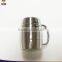 Hard Metal Double Wall S/S Barrel Shaped Stainless Steel Beer Mug