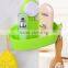Vacuum suction cup bathroom and kitchen plastic shelf/holder