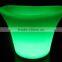 high quality led plastic led flower pots, colorful led ice bucket
