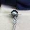 14K 10-11mm Black Tahitian pearl pendant