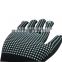 NMSAFETY good grip13 gauge dark blue 100% polycotton liner dotted powderblue pvc on palm anti dlip work safety gloves