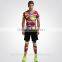 colorful 100% poyester LYCRA all over sublimation printing t-shirt