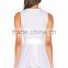 V neck wrap top sleeveless sexy lady latest top design for women