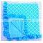 2016 chinese product and wholesale rand cotton and velvet baby blanket with satin ruffle for baby kids
