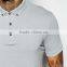 Custom logo t shirt pique polo t shirt with button down collar PS0112A