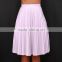 MGOO New Arrival 2015 Custom Made Chiffon Pink Pleated Skirts Summer A Line Fancy Long Skirts 15145B333