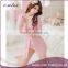High-end super sexy hot transparent sheer sleepwear young lady sexy photo sleepwear set