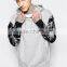 China bulk Mens oversized sweatshirt wholesale custom sublimation printing pullover manufacturer
