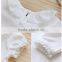 Korean Fashion New Arrival Ruffle Raglan Lace Shirt Short Long Sleeve Shirt