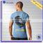 Cotton polyester bodybuilding printing men's custom t shirt gym wear