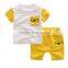 Wholesale cute boy summer clothes 2017 baby boy clothing sets