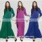 flower sleeve muslim dress /yimy black muslim Arabian middle east lace abaya kaftandress/ islamic muslim women dress