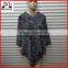 Women's winter hot fashion knit acryli sweater poncho