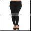 Stretch Workout Skinny Yoga Pants Foldover Waistband Cotton Leggings Style 1