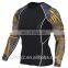 2017 Wholesale Custom Compression Shirts Rash Guard Sportswear