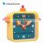 OEM Cartoon Animals Silicone Desk Wholesale Mini Clocks