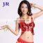 Shiny full sequins butterfly stage women sexy belly dance clothes top wear S-3009#