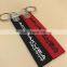 Wholesale promotional cheap audicar logo keychains /embroidered key chains for the car brand keychains