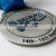 Antique silver zinc alloy casting medal polished medal challenge customized medal