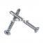 small package galvanized zinc/copper/nickle plated cross recessed countersunk flat head self drilling screws