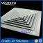 HVAC Square Supply Air Diffuser, High Ceiling Square Diffuser