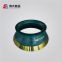 Apply to metso Nordberg Symons cone crusher spare parts hp300 bowl liner mantle and concave