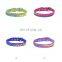 Colorful Rope Woven Soft Microfiber Pet Collar Leash Training Dog Pulling Rope Pet Neck Chain Pet Supplies