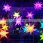 Luxurious Night Club Decoration Advertising Hanging Props RGB Color LED Light Inflatable Star