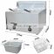 CE Approved Commercial Gas Deep Fryer 2 Tank Stainless Steel Deep Fryer