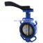 Bundor Butterfly Valve 10 Inch Cast Iron Wafer Lug Type Butterfly Valve