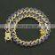 New Color 19mm Choker Cuban Link Chain Prong Hip Hop Necklace For Men Fashion Jewelry