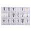 18 Kinds Mixed 415PCS Auto Fastener Car Universal Bumper Fixed Clamp Push Type Clip for Automobile Series Fastener