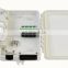 cable box fiber optic ABS PC  ftth 4 core optical fiber terminal fdf box