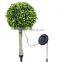 2 Pack Outdoor Garden 30 Bright White LED Solar Topiary Tree Bush Landscape Path Light Lamp Yard Patio Decoration