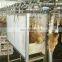 Chicken slaughtering and feather plucking production line