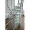 China Gold Supplier Modern Handrail Designs Stainless Steel Spiral Stairs Interior Staircase With Tread