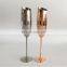 Wholesale Christmas Unique Personalized Custom Gold Stainless Steel Champagne Flutes