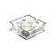 Acrylic Luncheon Napkin Holder, Decorative Napkin Tray Tissue Dispenser for Dining Table and Kitchen