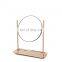 Latest High Quality Table Round Makeup Vanity Mirror Home Magnifying 2-Face Makeup Mirror With Storage Box