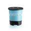 Colorful unique wholesale plastic trash bin office small hanging waste can plastic waste bin