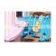 high quality kindergarten indoor plastic  slide and swing set  for children