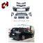 CH Good Quality Pp Material Black Bumper Plates Engine Hood Trunk Wing Led Light Body Kit For Toyota Sienna 2011-2016 To 2018